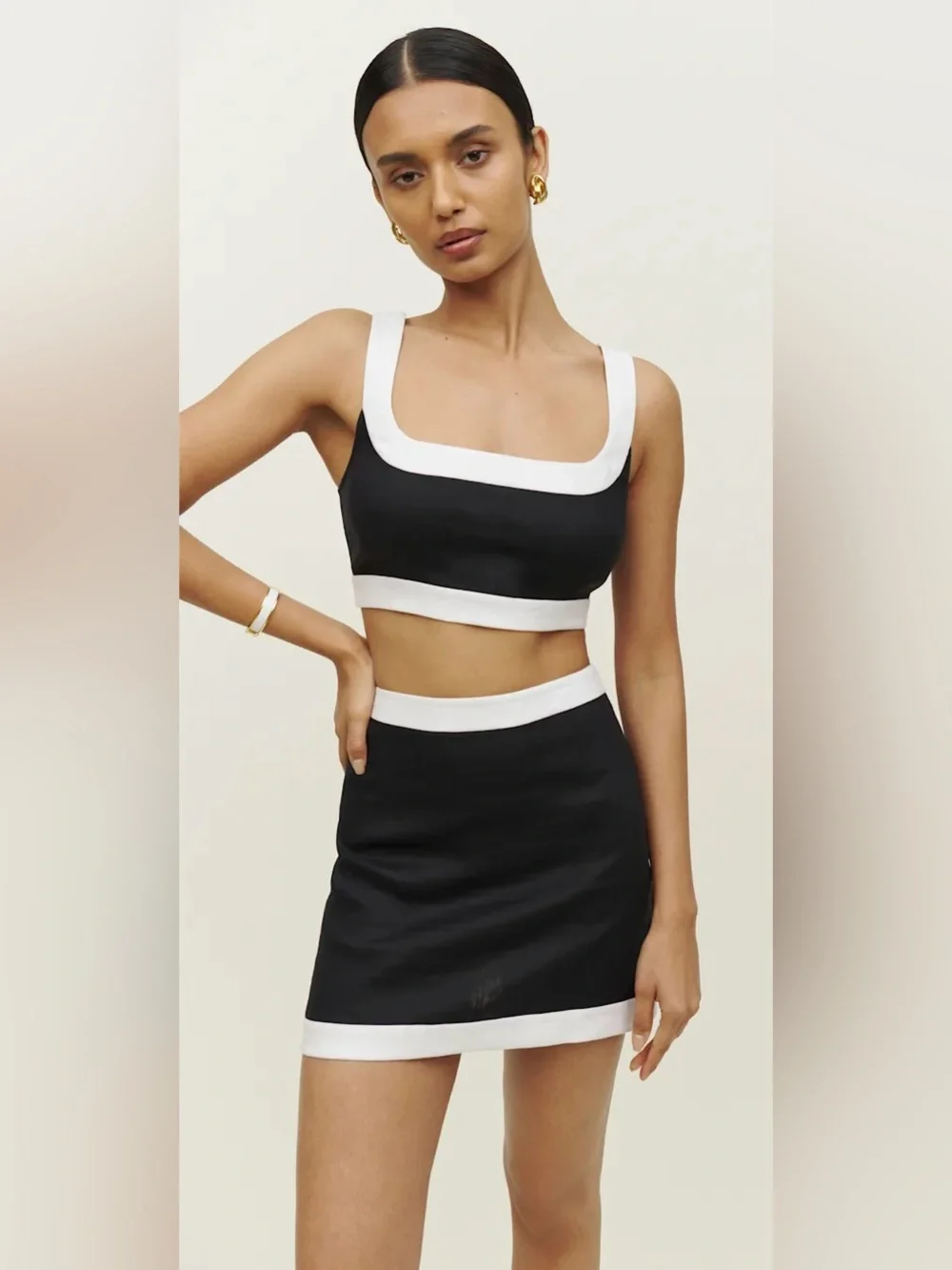 Reformation Robbie Linen Two Piece